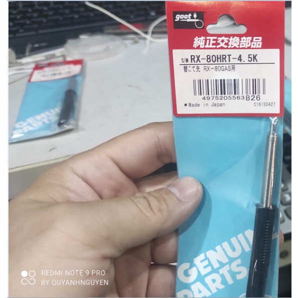 Tip hàn Goot mới cho trạm Goot 802