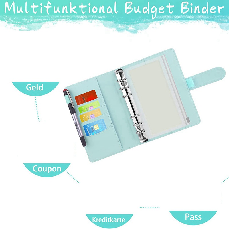 Sổ Kế Hoạch Tài Liệu Tiết Kiệm Tiền 6 Lỗ Khổ A6