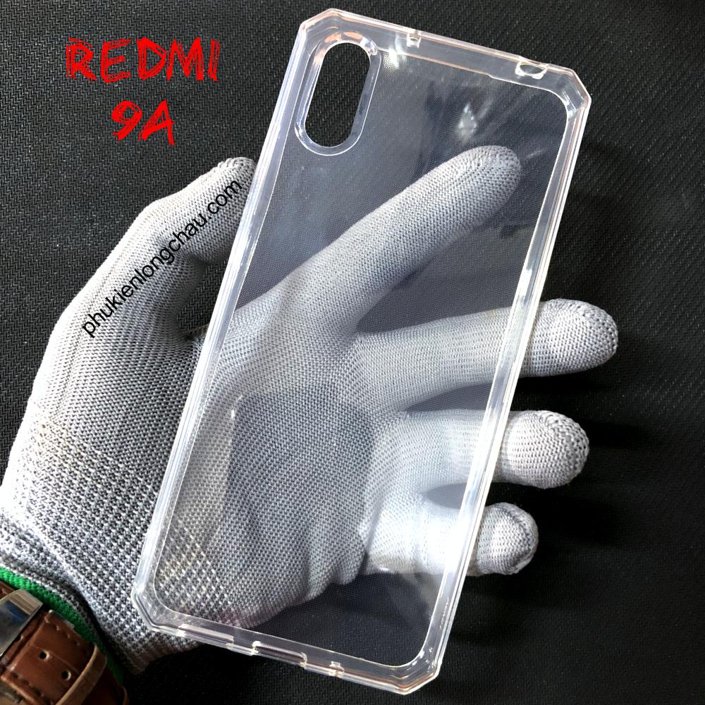 Ốp Lưng Xiaomi Redmi 9A Dẻo Trong Suốt Viền Vuông Chống Sốc Cao Cấp