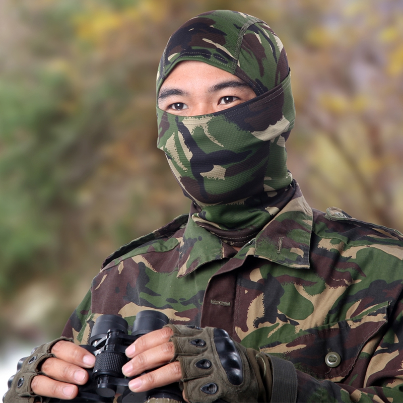 Mũ trùm đầu kèm mặt nạ giữ ấm phong cách lính cho nam | BigBuy360 - bigbuy360.vn