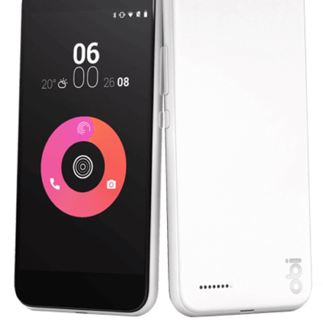 Điện thoại thương hiệu Mỹ Obi Worldphone MV1 2Sim 4G LTE Ram2Gb Trắng - Hàng Fullbox