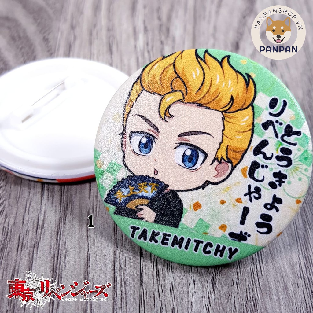Huy Hiệu Tokyo Revengers Yukata (6CM)