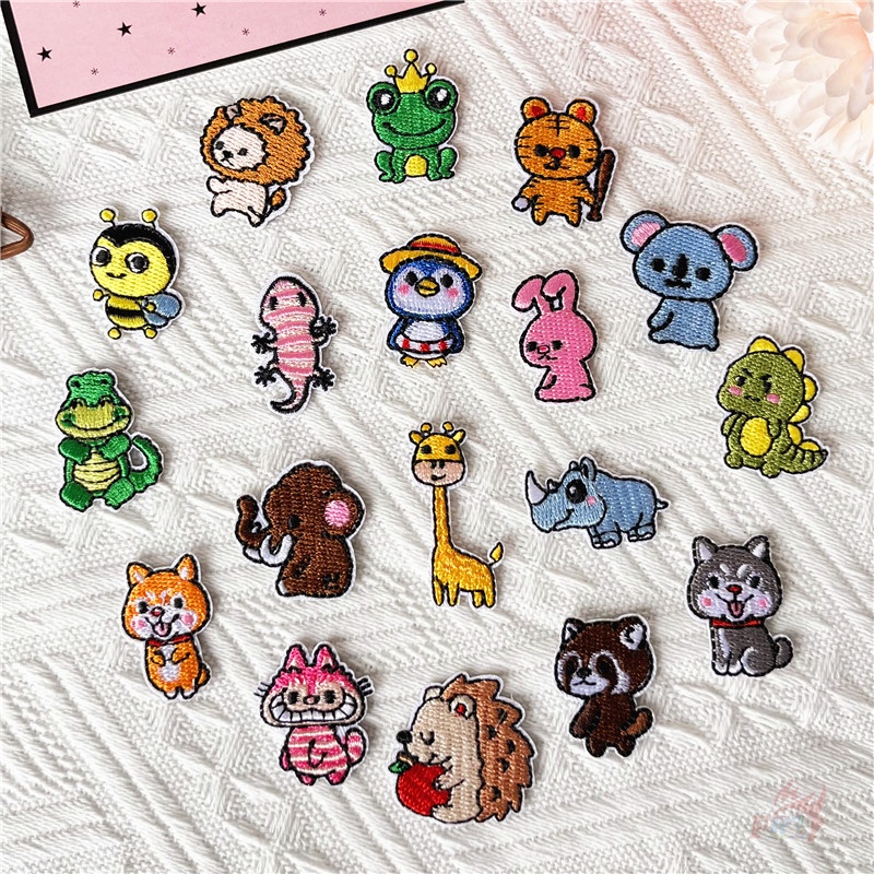 ♚ Miếng Vá Ủi Hình Động Vật Mini Cho Thú Cưng ♚ 1 Miếng Dán Patch Q JDM, Tự Ủi Lên Huy Hiệu