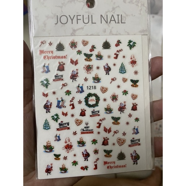 STICKER NOEL DÁN MÓNG SIÊU XINH XẮN