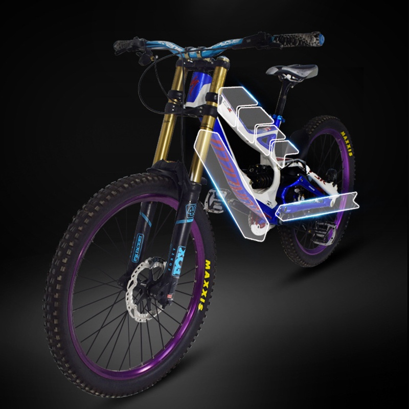 QQ Miếng Dán Khung Xe Đạp Chống Trầy Chống Thấm Nước Tiện Dụng