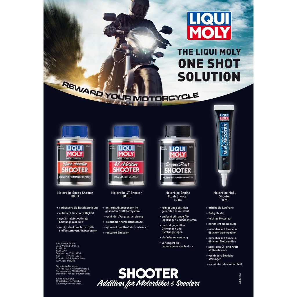 Phụ gia nhớt Liqui Moly Mos2 Shooter 20ml - 20575