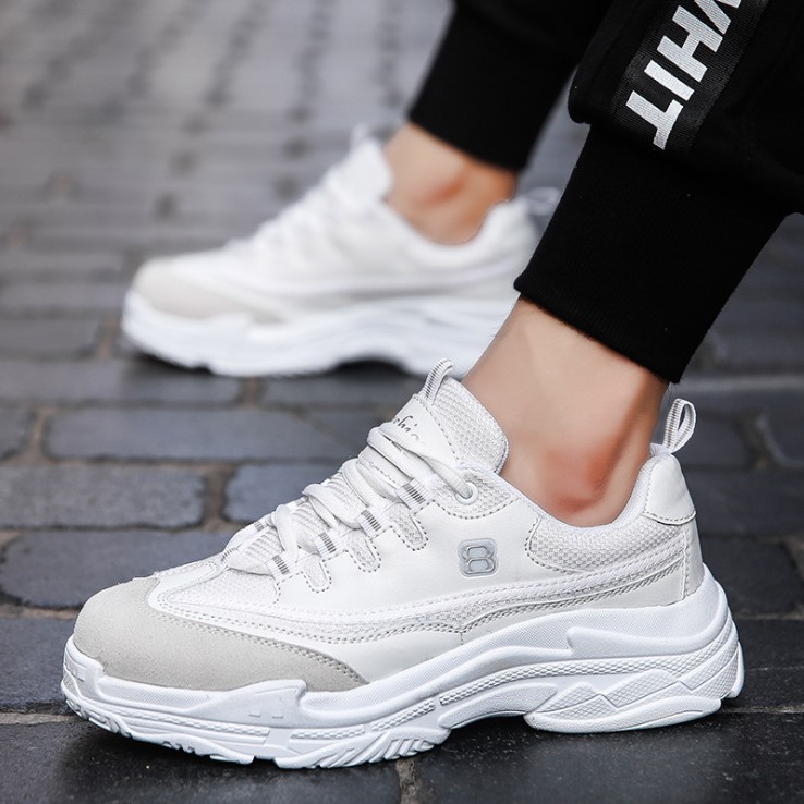 Giày thể thao sneaker nam D66, phong cách trẻ trung năng động, đế cao su non đi cực êm | BigBuy360 - bigbuy360.vn