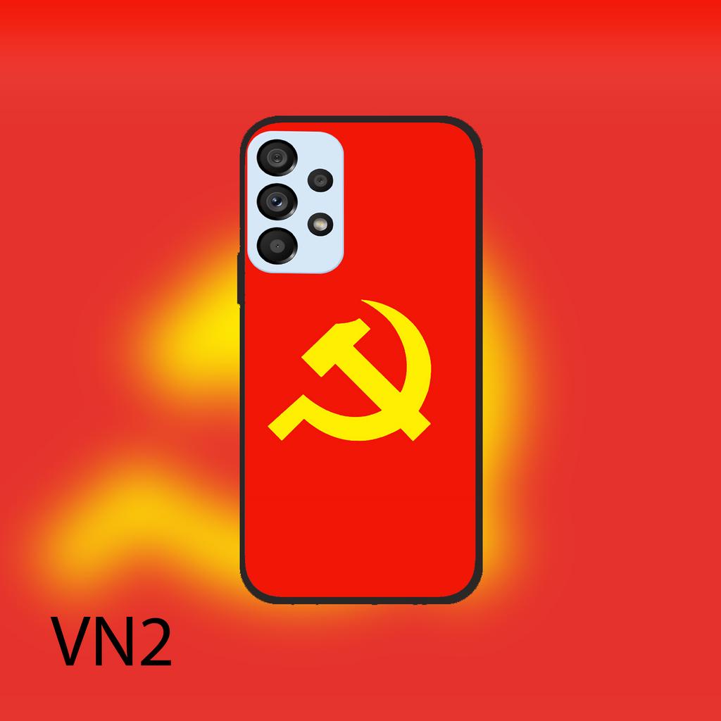 Ốp Samsung A13 - A23 - A33 - A53 in hình cờ đỏ sao vàng , quốc huy , quốc hiệu , quốc kỳ việt nam yêu nước