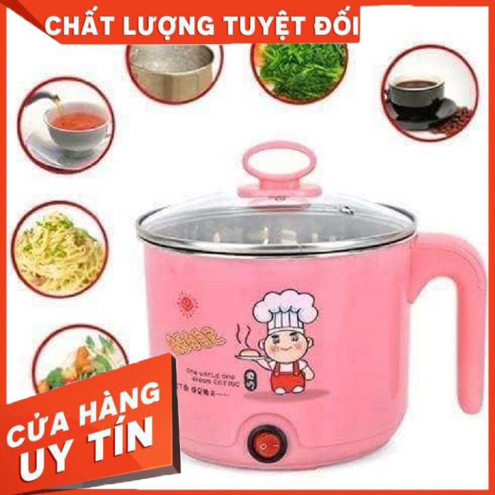 [XẢ KHO+FREE SHIP] Ca nấu mì ,nấu lẩu mini 16cm bằng điện siêu tiện lợi