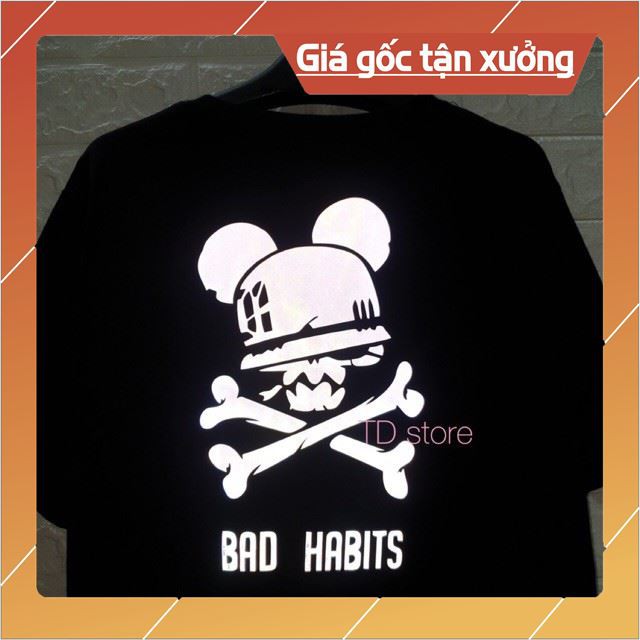 Áo Thun Phản Quang Bad Habbit Siêu Hot