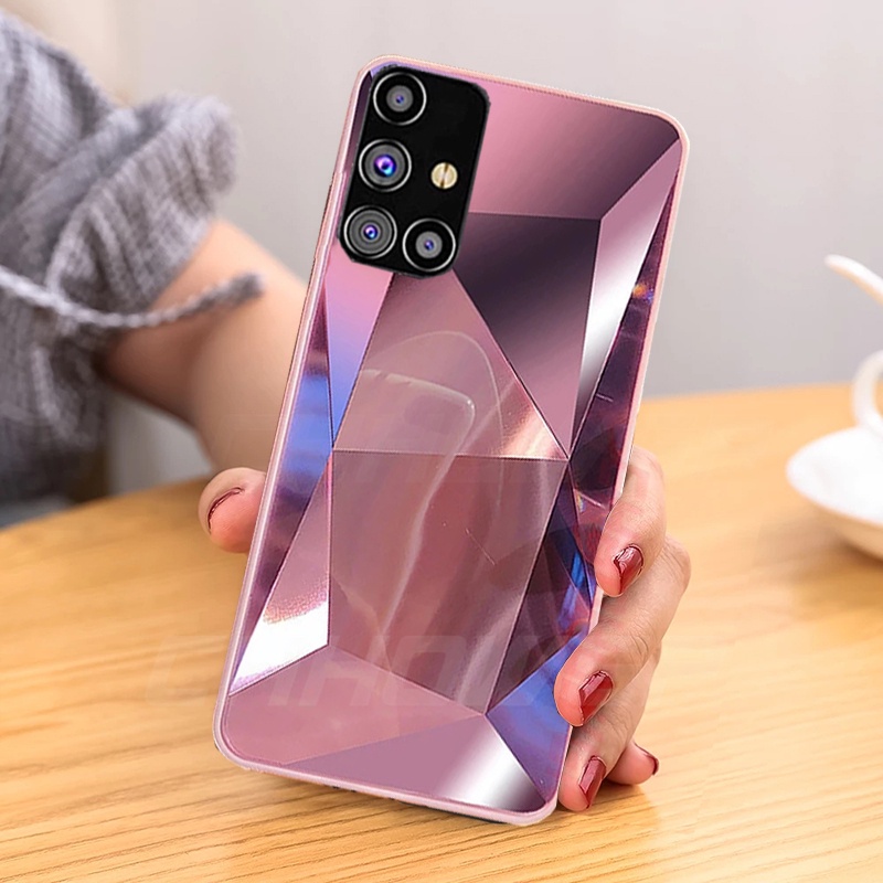Ốp Điện Thoại Họa Tiết Kim Cương 3D Sang Trọng Cho Samsung Galaxy A73 A53 5G A03 A03s A13 4G