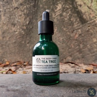 Tinh Chất Loại Bỏ Khuyết Điểm Và Tình Trạng Mụn - The Body Shop Tea Tree Anti-Imperfection Daily Solution 50ml