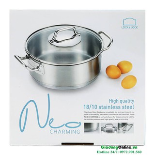 NỒI INOX LOCK&LOCK NEO CHARMING LCM3242