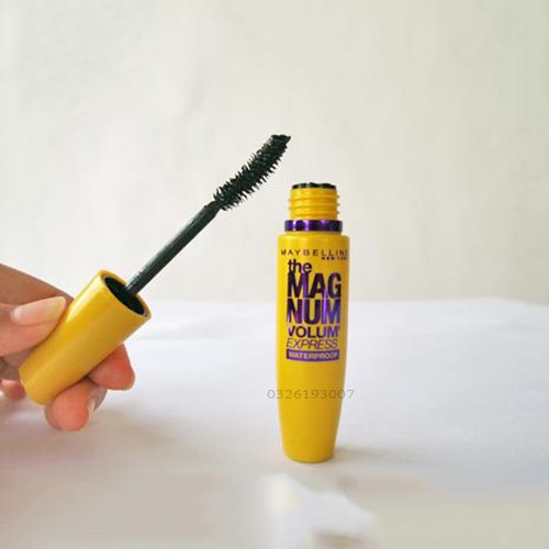 Mascara Dưỡng Mi Collagen Mascara Maybelline Magnum Làm Dày Mi 10 lần Không Lem 9.2ml | BigBuy360 - bigbuy360.vn