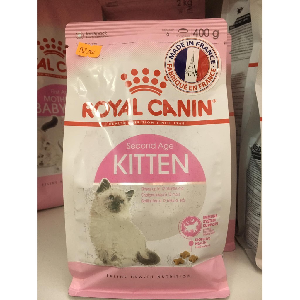 Royal Canin Kitten Thức ăn hạt dành cho mèo gói 400g