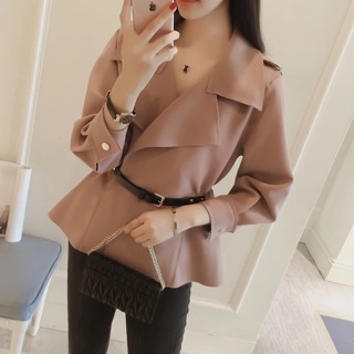 Áo khoác da lộn 