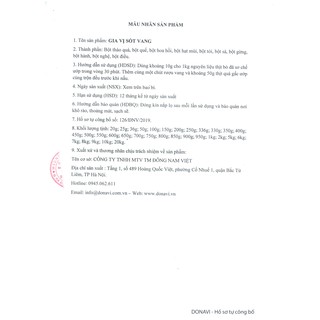Gia vị sốt vang Nahas