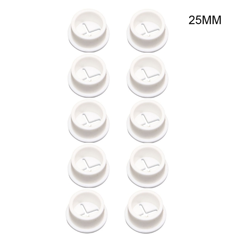Set 10 Vòng Đệm Cao Su Linh Hoạt Bọc Lỗ Hổng Bàn / Đồ Nội Thất Chống Bụi