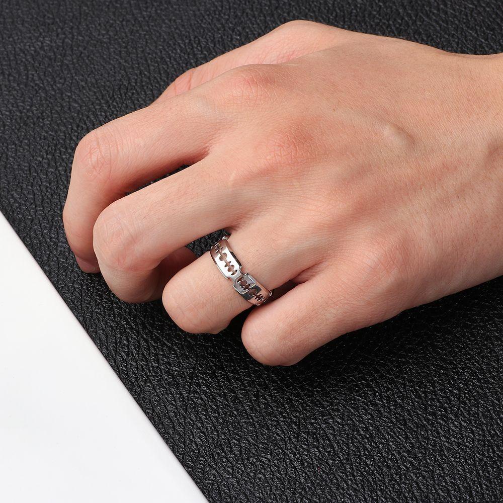 Nhẫn Thép Không Gỉ Khắc Chữ SOFTNESS