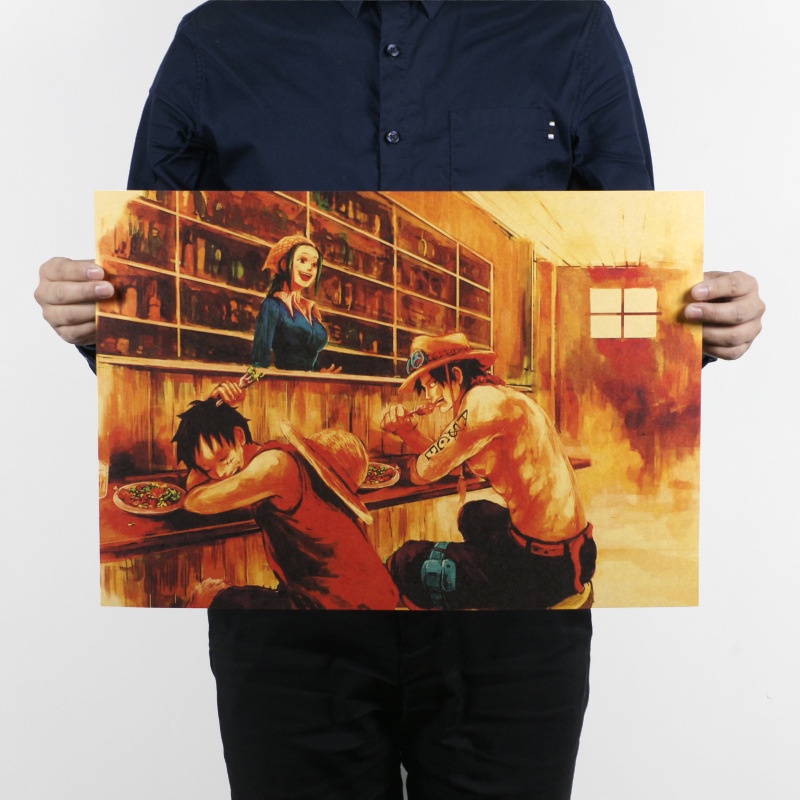 Poster Phim Hoạt Hình One Piece 51x35.5cm