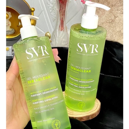 Sữa rửa mặt SVR  cho da dầu, da mụn, da nhạy cảm Sebiaclear Gel Moussant - Shop Mecici
