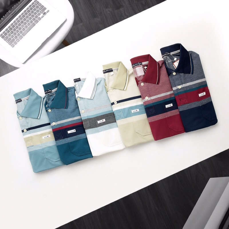 Áo Thun Nam Trung Niên Có Túi -Chất cotton mềm mịn ACT001