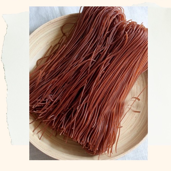 BÚN GẠO LỨT ĐỎ 400GRAM BÚN KHÔ GẠO  LỨT CHO NGƯỜI ĂN KIÊNG - MÍT TÂY ĐẶC SẢN HUẾ