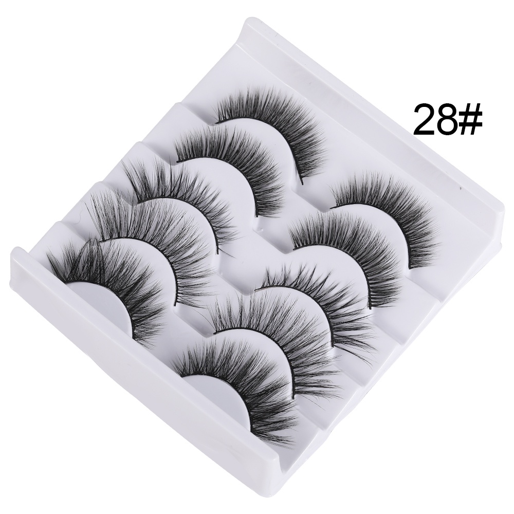 Cặp lông mi giả 3D mềm và dày bằng lông chồn
 | BigBuy360 - bigbuy360.vn