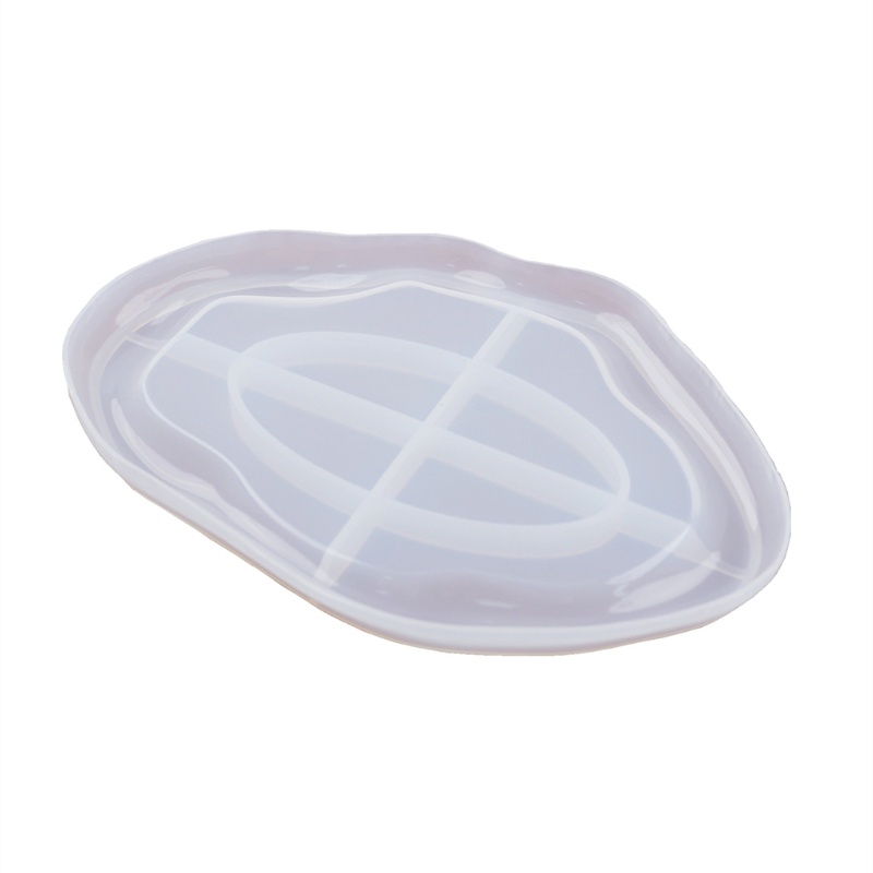 Khuôn silicon tạo hình đám mây bất đối xứng làm đế lót ly thủ công