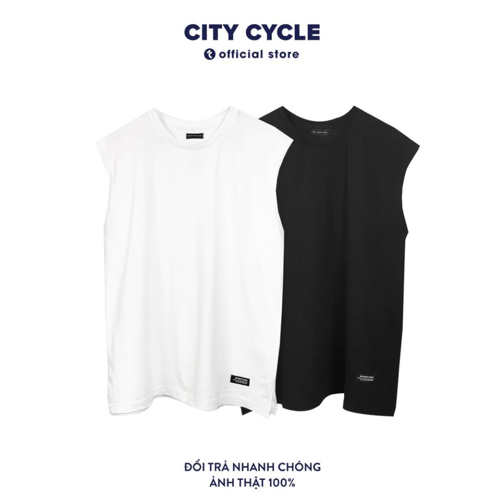 Áo tanktop oversize trơn City Cycle áo ba lỗ nam nữ unisex form rộng Local Brand !