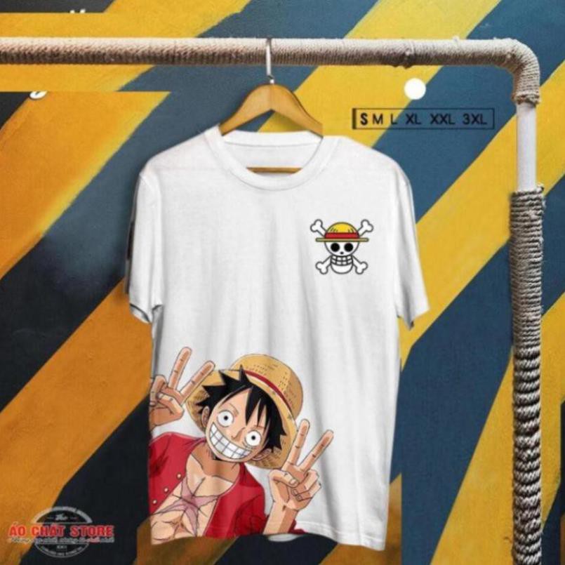 (VIDEO + ẢNH THẬT) BST 7 ÁO LUFFY MŨ RƠM CỰC ĐẸP | ÁO ONE PIECE ĐẢO HẢI TẶC TRUY NÃ LUFFY WANTED TSHIRT