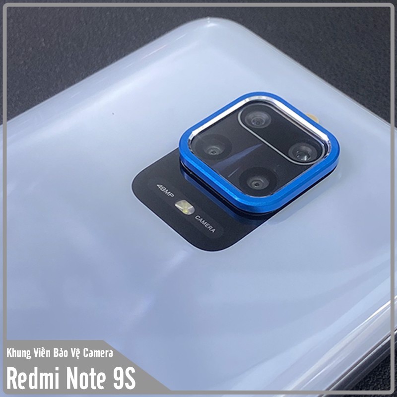 Khung viền Nhôm Camera Xiaomi Redmi Note 9S - Redmi Note 9 Pro