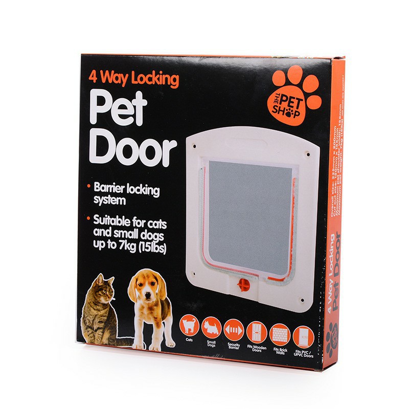 PET DOOR - CỬA ĐÓNG MỞ TỰ ĐỘNG RA VÀO AN TOÀN CHO CHÓ MÈO NHỎ