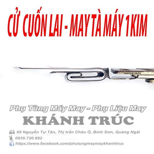 Cử lai 20mm (3/4) máy may 1kim công nghiệp