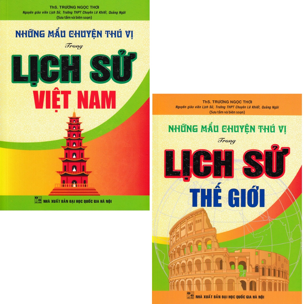 Sách - Combo Những Mẩu Chuyện Thú Vị Trong Lịch Sử Việt Nam &amp; Thế Giới (Bộ 2 Cuốn)
