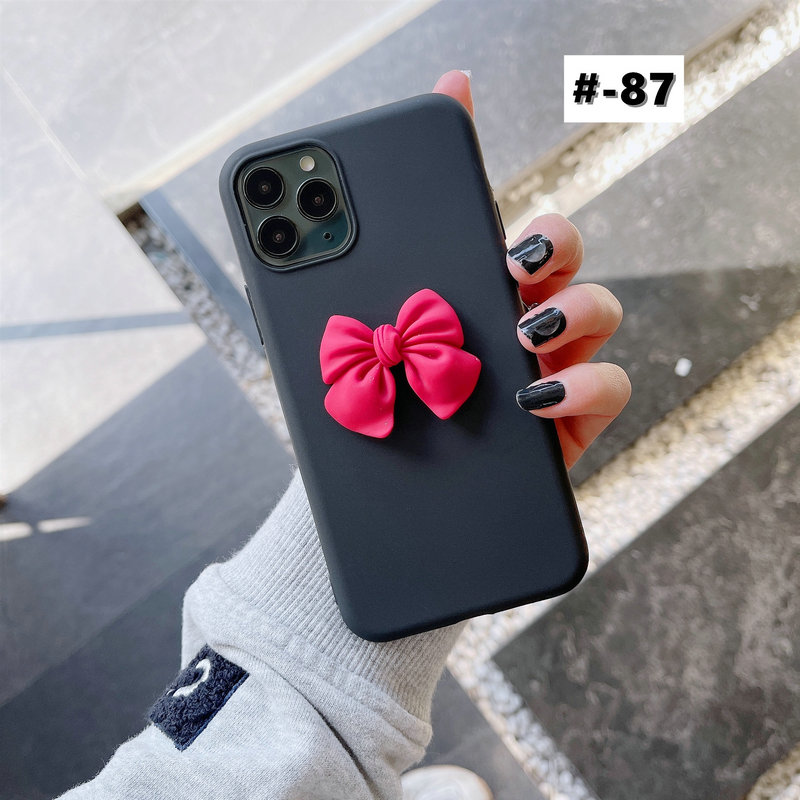 OPPO A15 A12 A12E A3S A33/Neo7 A7 A5S A37/A37F/Neo9 A39/A57 F1S F1 F3 Plus F5 F7 F9 F11 Pro Soft TPU Cute Red Bow case