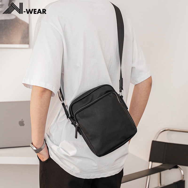 Túi đeo chéo da nam cao cấp Hàn Quốc chống nước, Túi da nam đeo chéo đi học, đi chơi, du lịch, dã ngoại TD0623