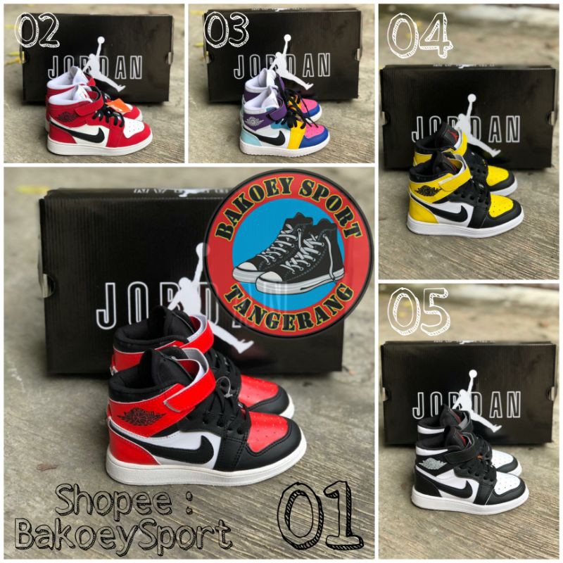 Giày Thể Thao Nike Air Jordan 1 Phong Cách Retro Cho Bé