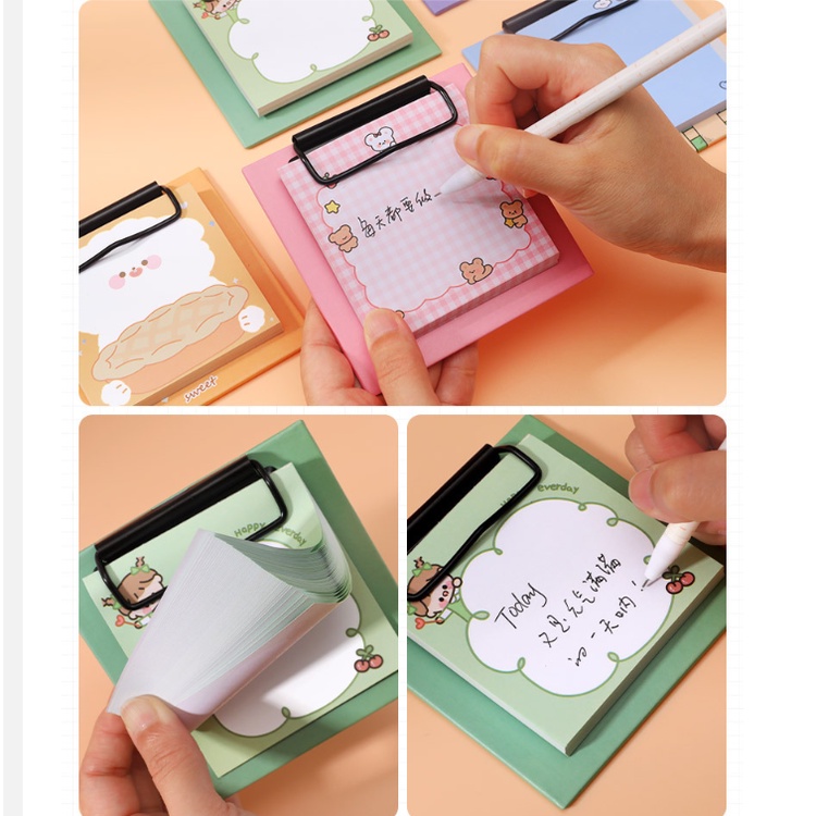 Giấy Note In Họa Tiết Hoạt Hình Dễ Thương Tiện Dụng