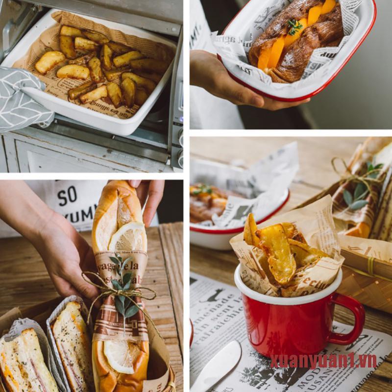 Giấy Thấm Dầu Gói Bánh Sandwich Tiện Dụng