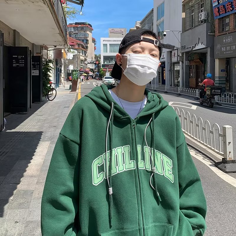【Four colors】Áo Khoác hoodie thời trang hàn quốc áo hoodie form rộng simple áo hoodie nam nữ