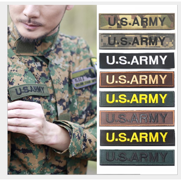 Miếng patch dán logo vải thêu US army Swat 511 trang trí balo 511, balo quần áo nón có mặt bông hoặc may vào