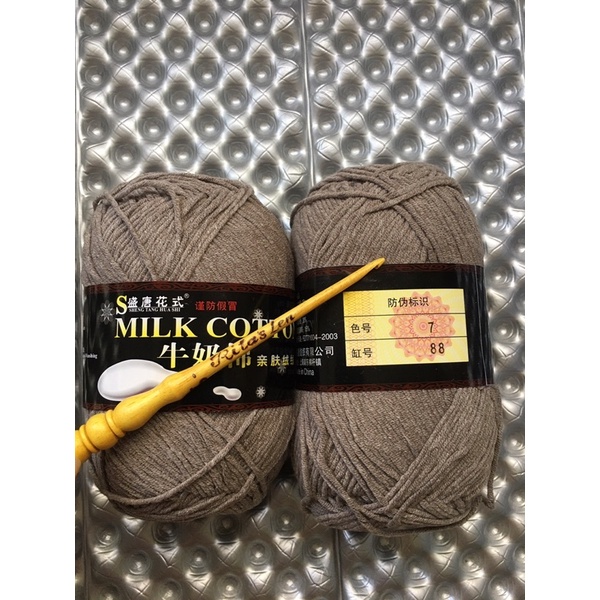 Len “Milk cotton 125gr” loại 1