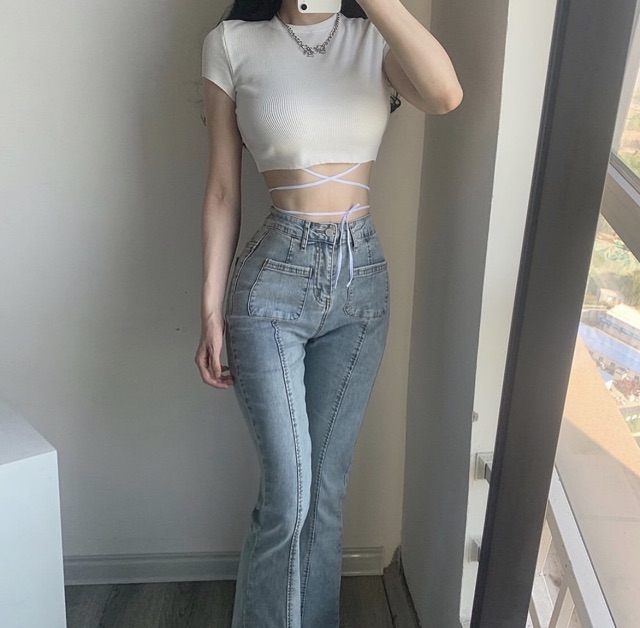 [Mã WASKT304 giảm 15% tối đa 30K đơn 99K] Croptop cột dây chéo eo, croptop mùa hè | BigBuy360 - bigbuy360.vn