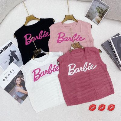 Áo Croptop Nữ Barbie Sát Nách - Hàng Quảng Châu