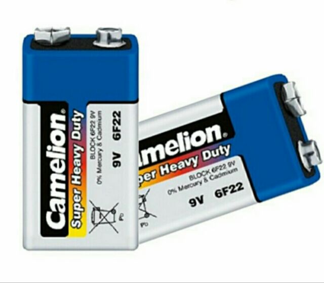Combo 2 Viên / 6 Viên Pin 9V Camelion cho micro không dây