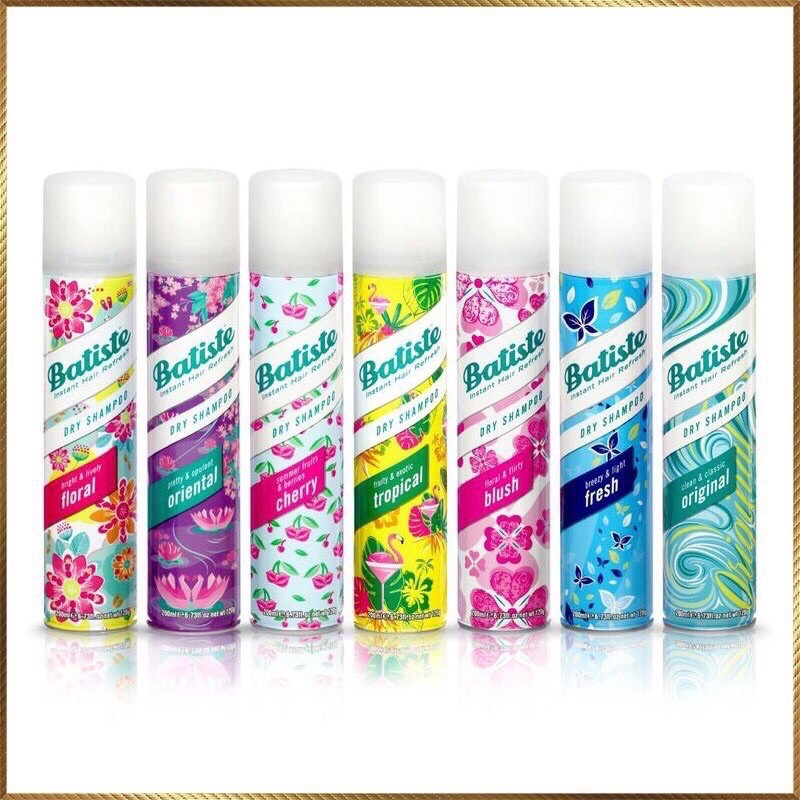 Dầu gội khô Batiste Dry Shampoo 200ml