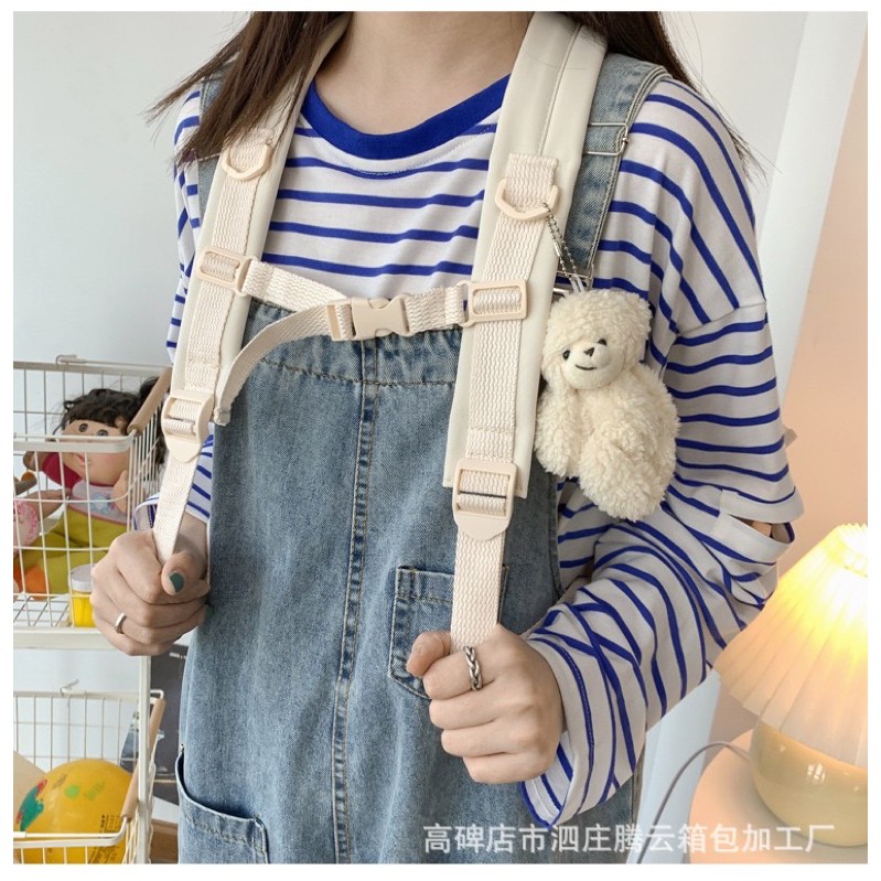 BALO ULZZANG, BALO THỜI TRANG CAO CẤP nhiều ngăn, có 3 MÀU (HÀNG LOẠI 1), chống nước (CÓ VIDEO THẬT)