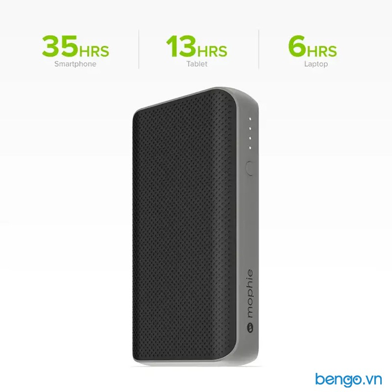 Pin sạc dự phòng 10000mAh Mophie Powerstation Plus XL Fabric Wireless Input - 401101678