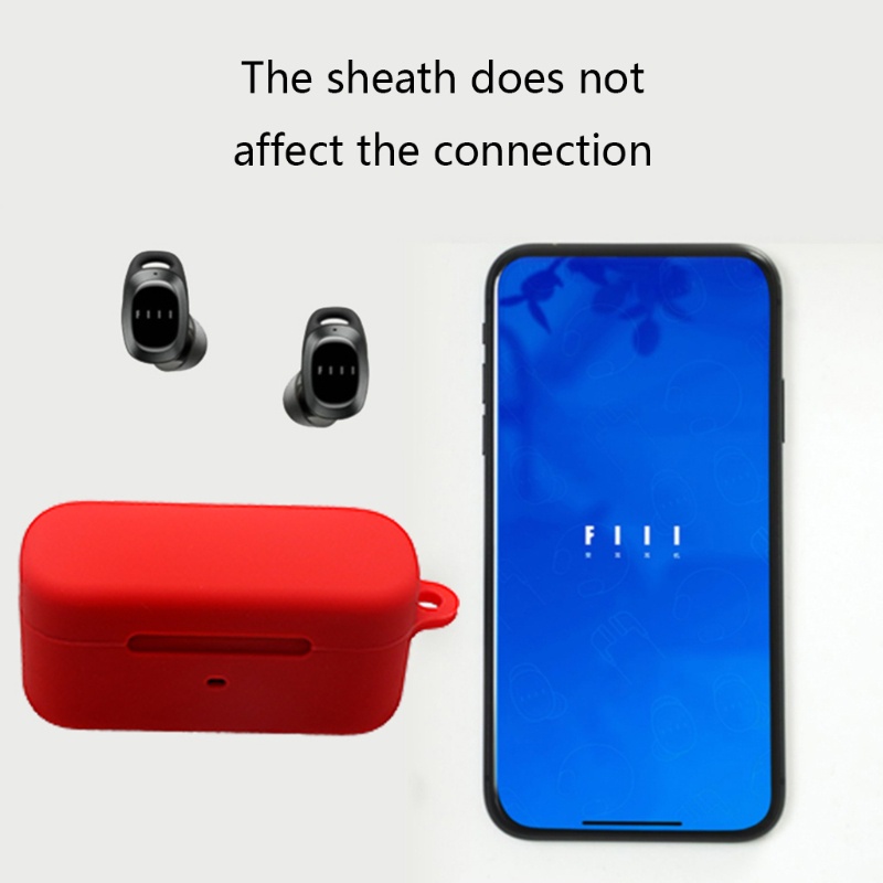 Vỏ bảo vệ hộp sạc tai nghe FIIL T1 Pro Bluetooth không dây bằng silicon chống rơi